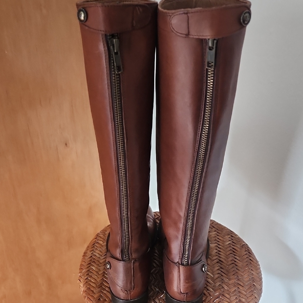 Brown Leather Riding Boots - Picture 3 of 8